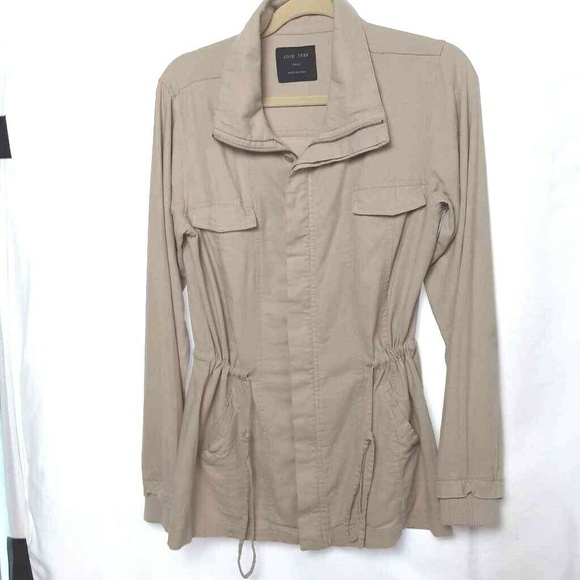 Love Tree Lara Croft Utility Jacket Beige S - Picture 2 of 6